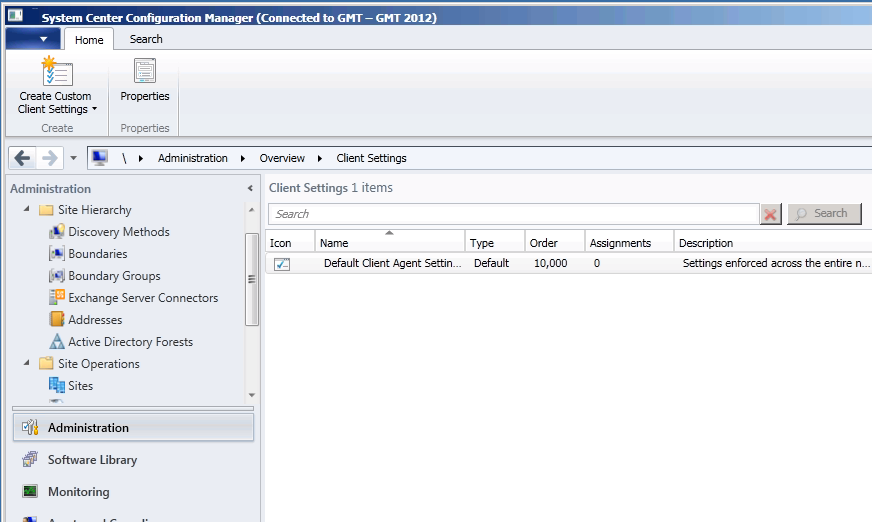 SCCM 2012 Beta 2 Management Console UI